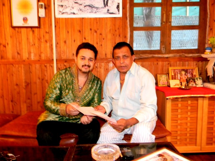 Mr.Vedant with Mithun Chakraborty